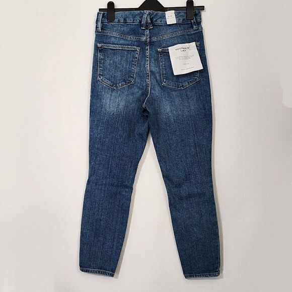 GOOD AMERICAN Size 4/27 - Good Waist High Rise Crop Skinny Jeans - Picture 7 of 11